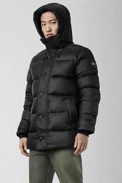 Chamarras Canada Goose Hombre México - Vernon Abrigos Black Label Negros DM1463529